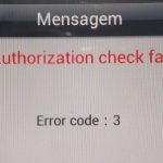 Autel MS908P Authorization Check Failed Error Code 3
